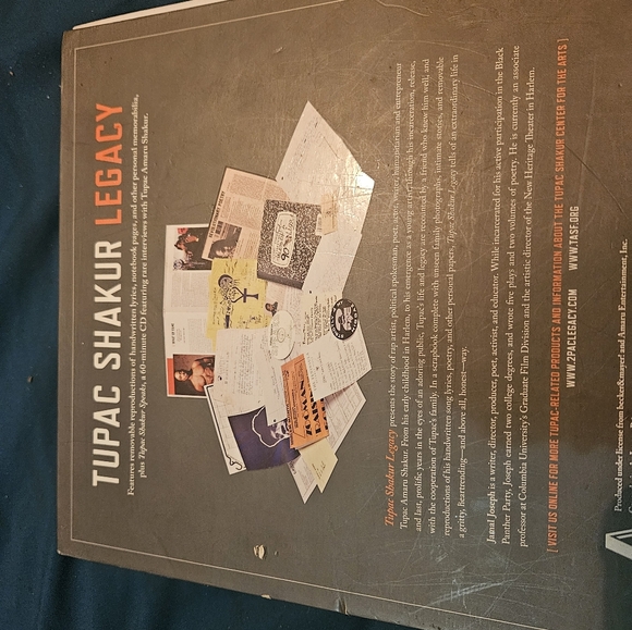 Tupac shakur legacy book &cd/Need gone asap! - Picture 3 of 9
